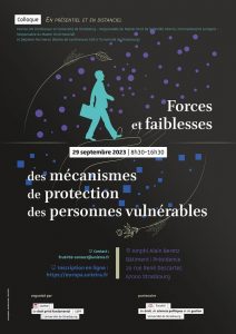 CDPF - Forces et faiblesses des mécanismes de protection des personnes vulnérables